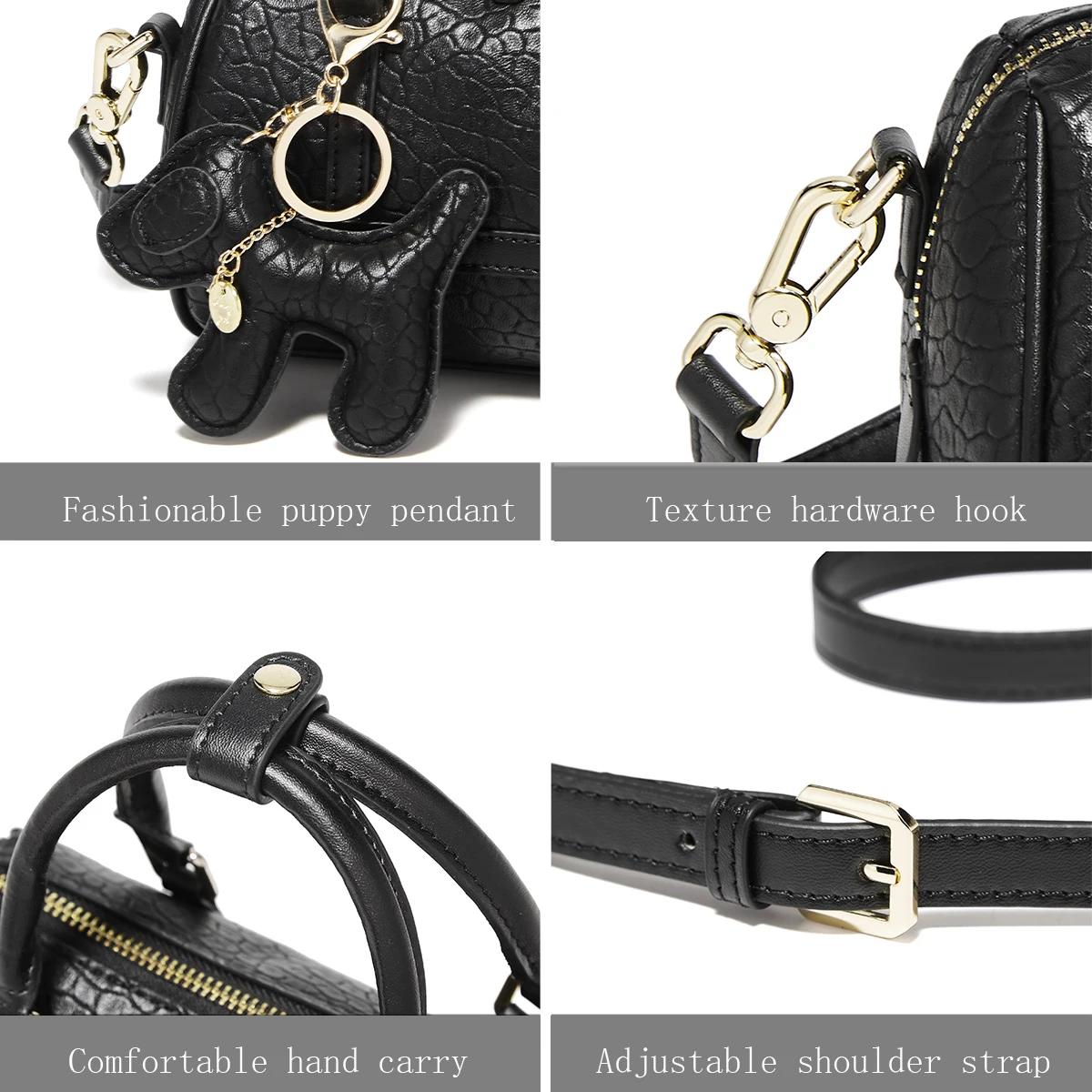 FOXER 2026 Nouveau Sac à Main Femme Tendance Sac Baril en Cuir de Vachette Texturé Sac Bandoulière D