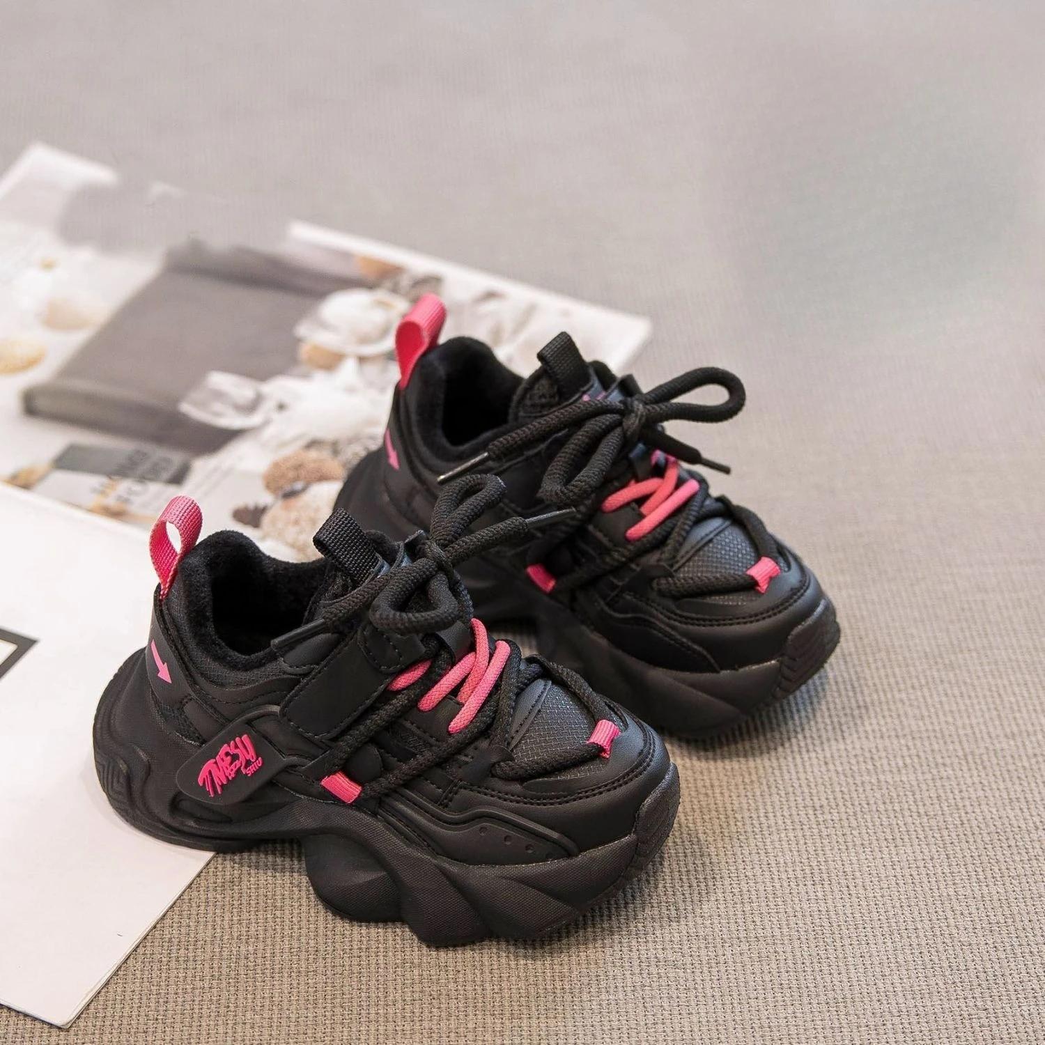 Chaussures de sport en coton thermique pour enfants, baskets chaudes, meilleures ventes, nouvelle co