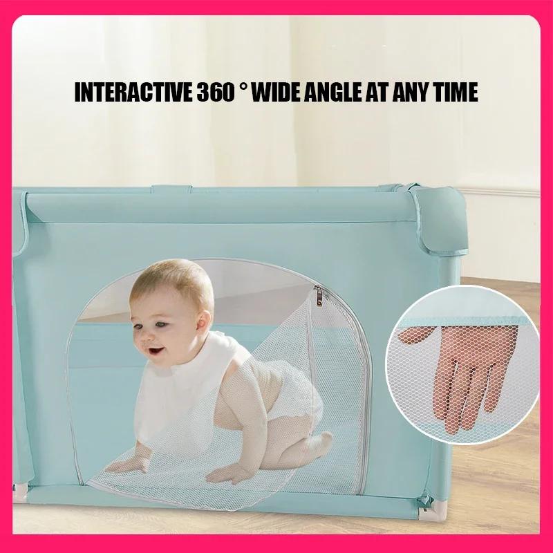 Parc 180x200 pour enfants, barrière de sécurité, clôture, aire de jeux pour tout-petits, éponge Anti