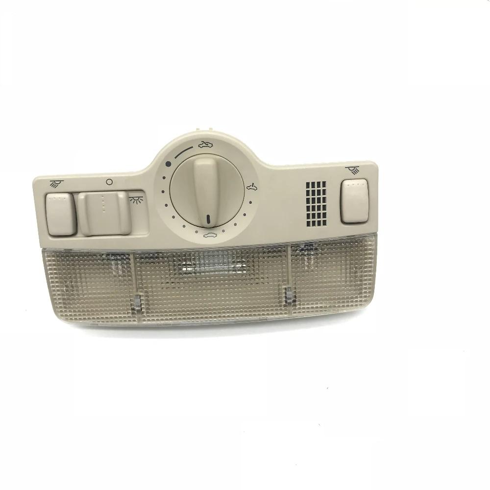 1J 0947106 Plafonnier de lecture gris beige avec interrupteur de toit ouvrant, flambant neuf, adap