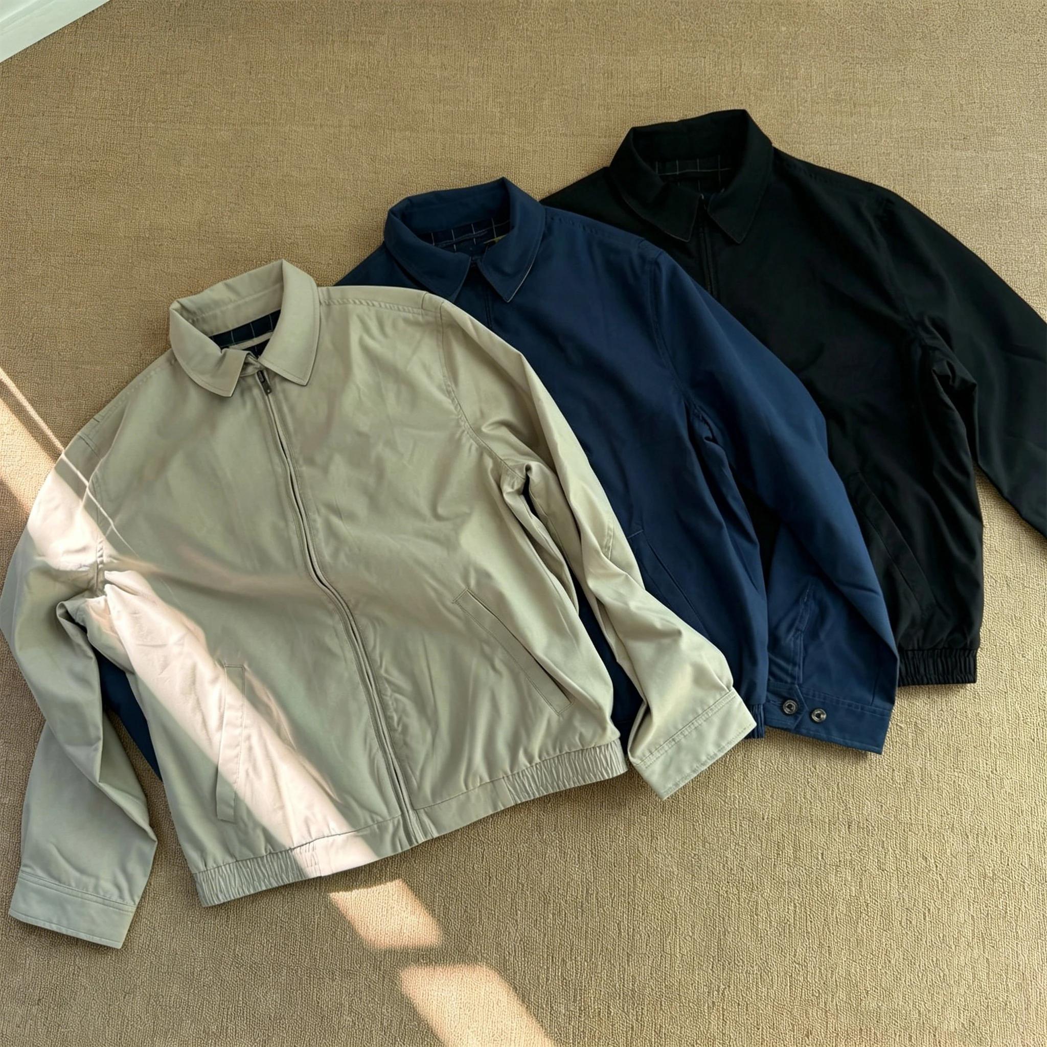 Vestes et manteaux légers pour hommes, vêtements pour hommes, veste polo, veste unisexe style old mo