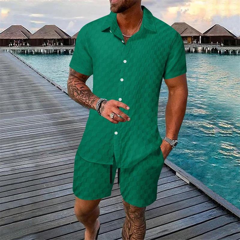 6 couleurs européennes et américaines nouvelle mode d'été pour hommes couleur pure décontracté mélan