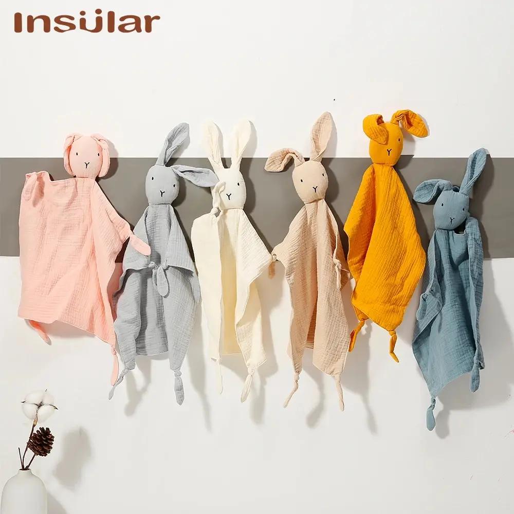 Mousseline bébé confort serviette coton couette couverture douce nouveau-né dormir poupées enfants m