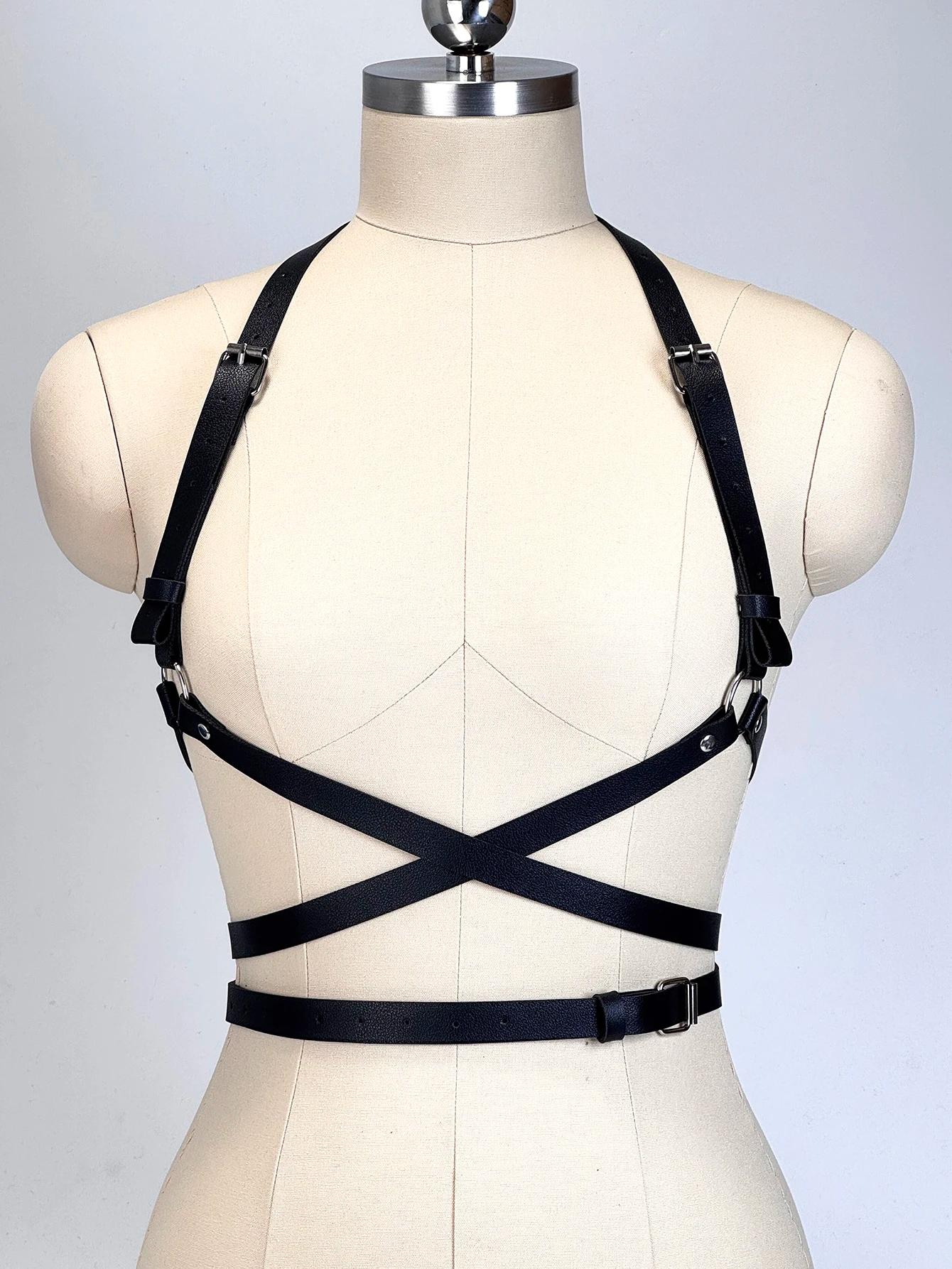 Ceinture Punk pour femmes, Style de rue, bretelles pour femmes, harnais de corps, Corset, accessoire