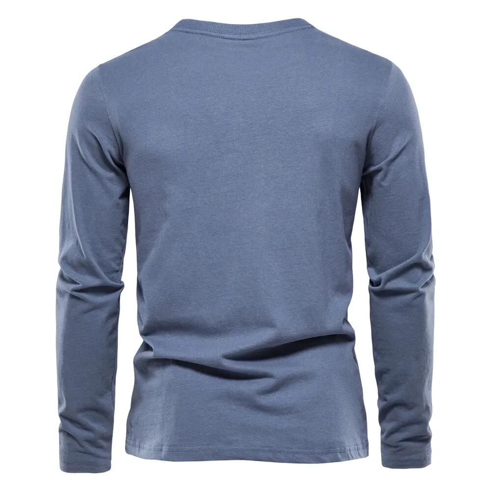 T-shirt à manches longues pour hommes, Économie décontractés pour hommes, Vêtements classiques pour
