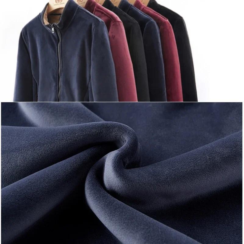 Survêtement en laine d'agneau Smile pour homme, ensemble 2 pièces, veste et pantalon à capuche, surv