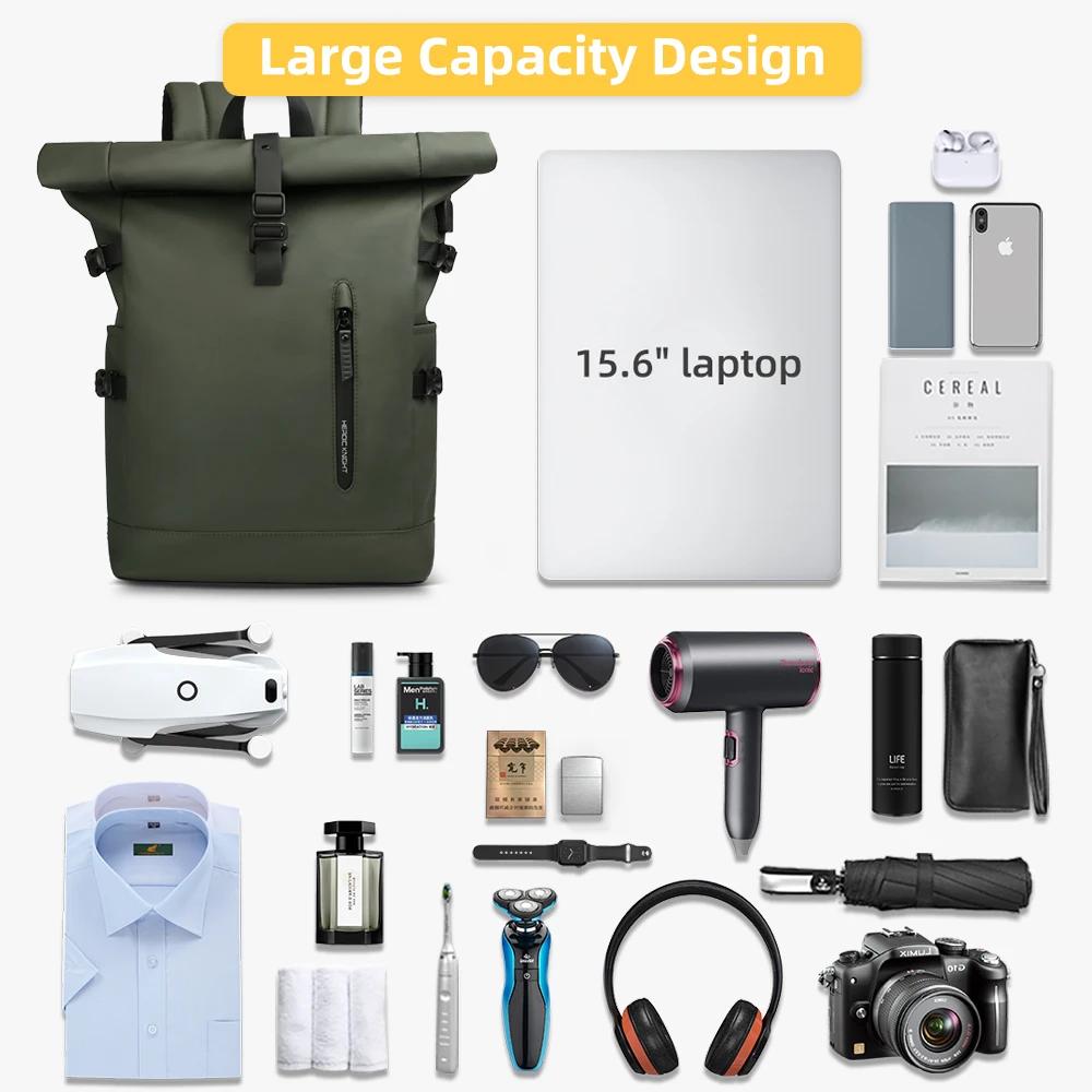 Heroic Knight – sac à dos pour hommes et femmes, sac de voyage enroulable pour l'extérieur, extensib