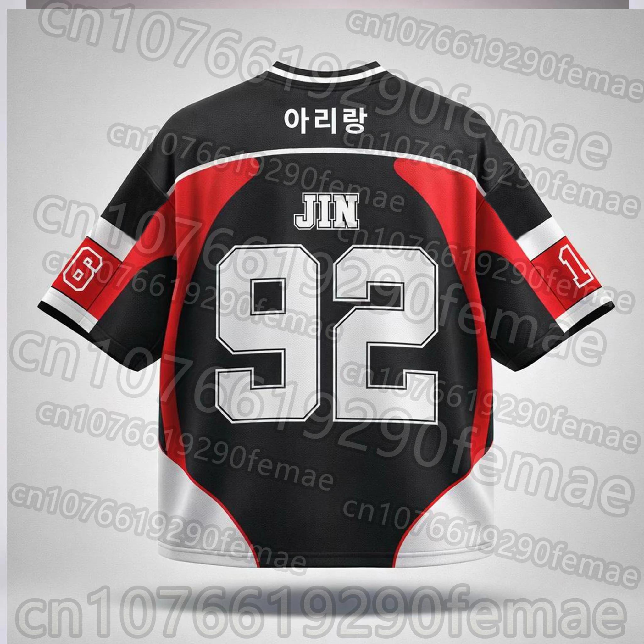 Marchandises KPOP tendance Été 2026 J-HOPE Boy Band # T-shirt 94 style idole coréenne, maillot de sp