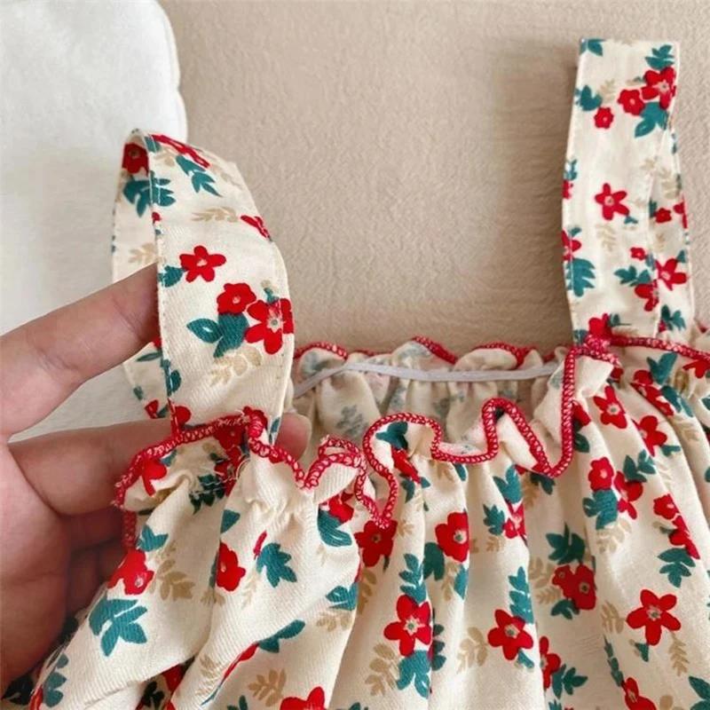 Ensemble de tenues d'été pour filles, vêtements décontractés pour enfants, jupe à bretelles fragment