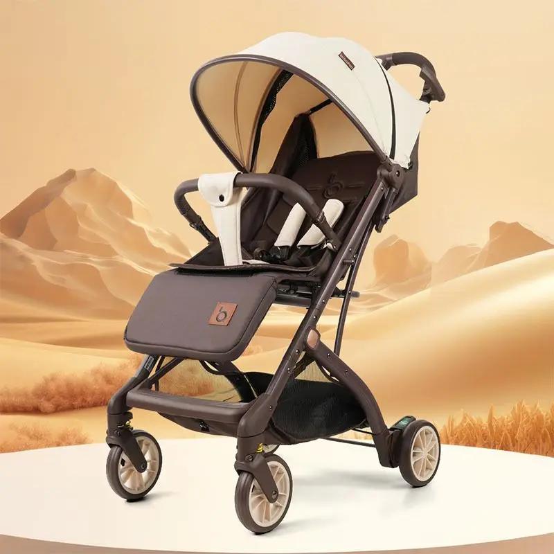 Bébé bonne haute paysage poussette pliable léger bébé landau assis et allongé infantile Buggy pousso