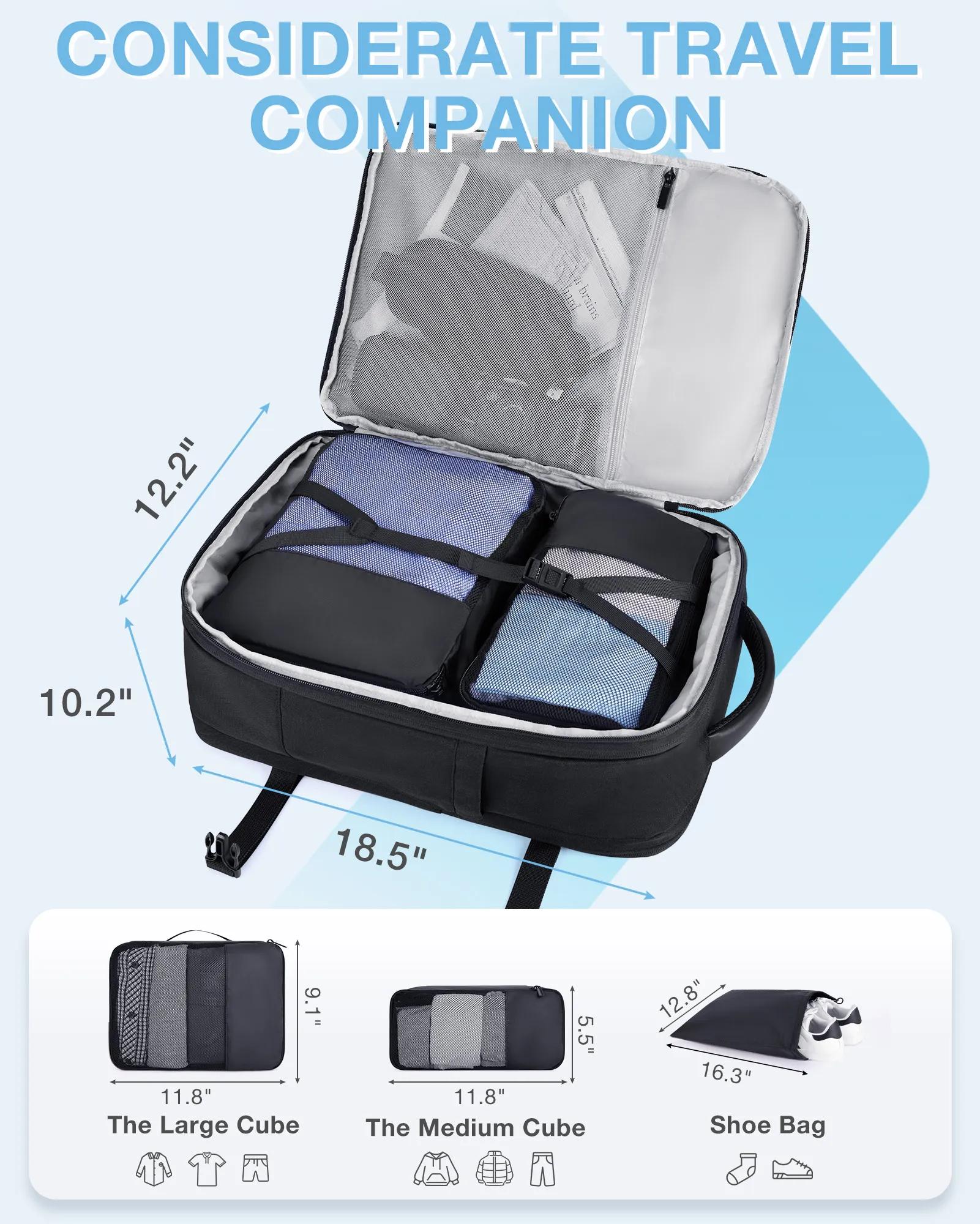 BAGSMART valise sac à dos de voyage pour Easyjet cabine sac 45x36x20 sacs à dos pour hommes remplaça