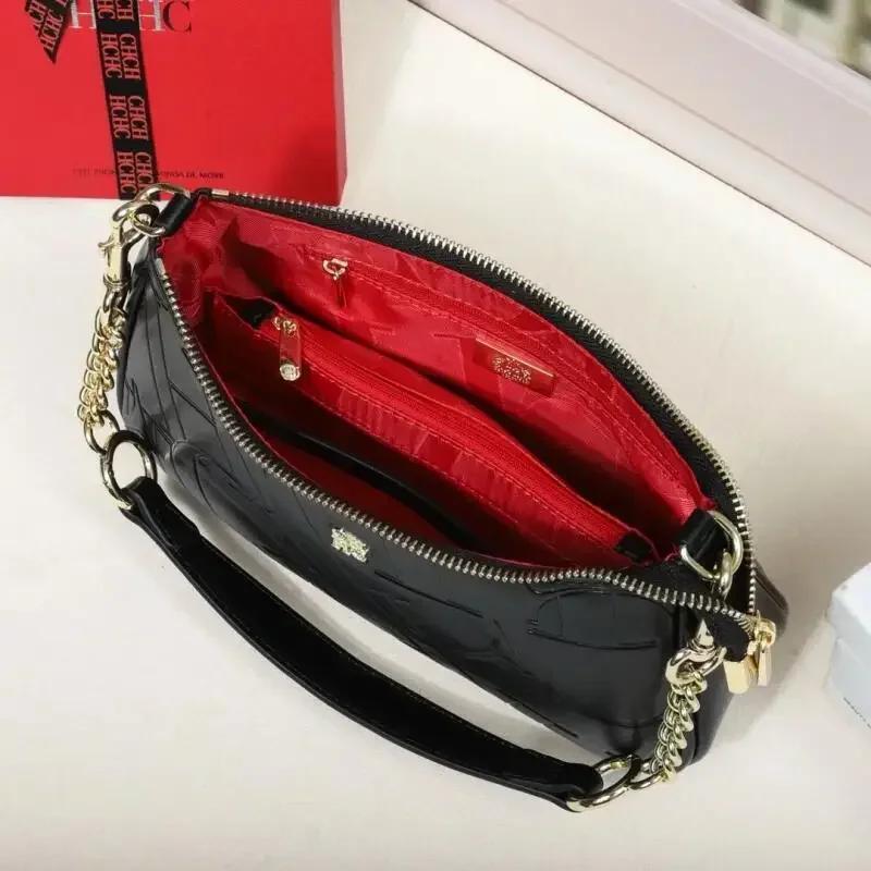 CH – sac à bandoulière Simple pour femmes, sac à main cloison de mode, marque de luxe Durable, sac à