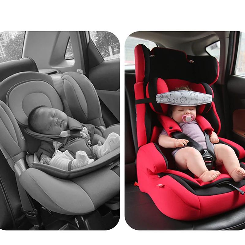 Support de tête de siège de voiture pour bébé, ceinture de fixation de poussette pour enfants, parc
