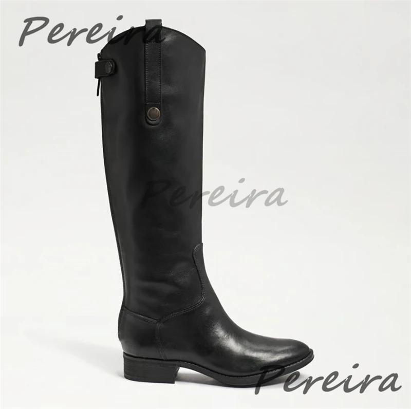 Bottes de chevalier en cuir véritable faites à la main pour hommes, bottes longues à bout pointu et