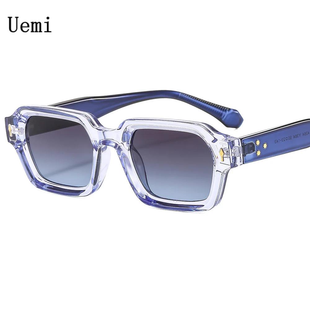 Nouvelle mode petites lunettes de soleil carrées pour femmes hommes Design moderne rétro Double coul