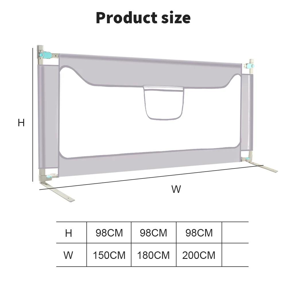 Clôture de lit de bébé, barrière de protection pour enfants, clôture de sécurité Anti-chute, barrièr