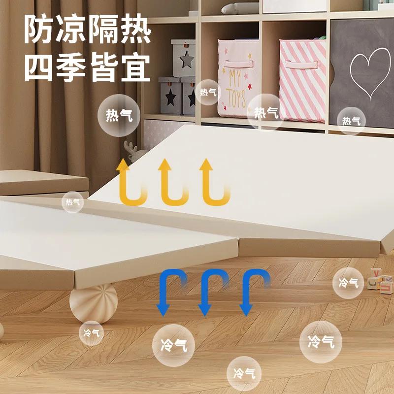 Polymère de sol pliable pour bébé, beurre épais pour bébé, salon, maison, polymère de jeu pour enfan