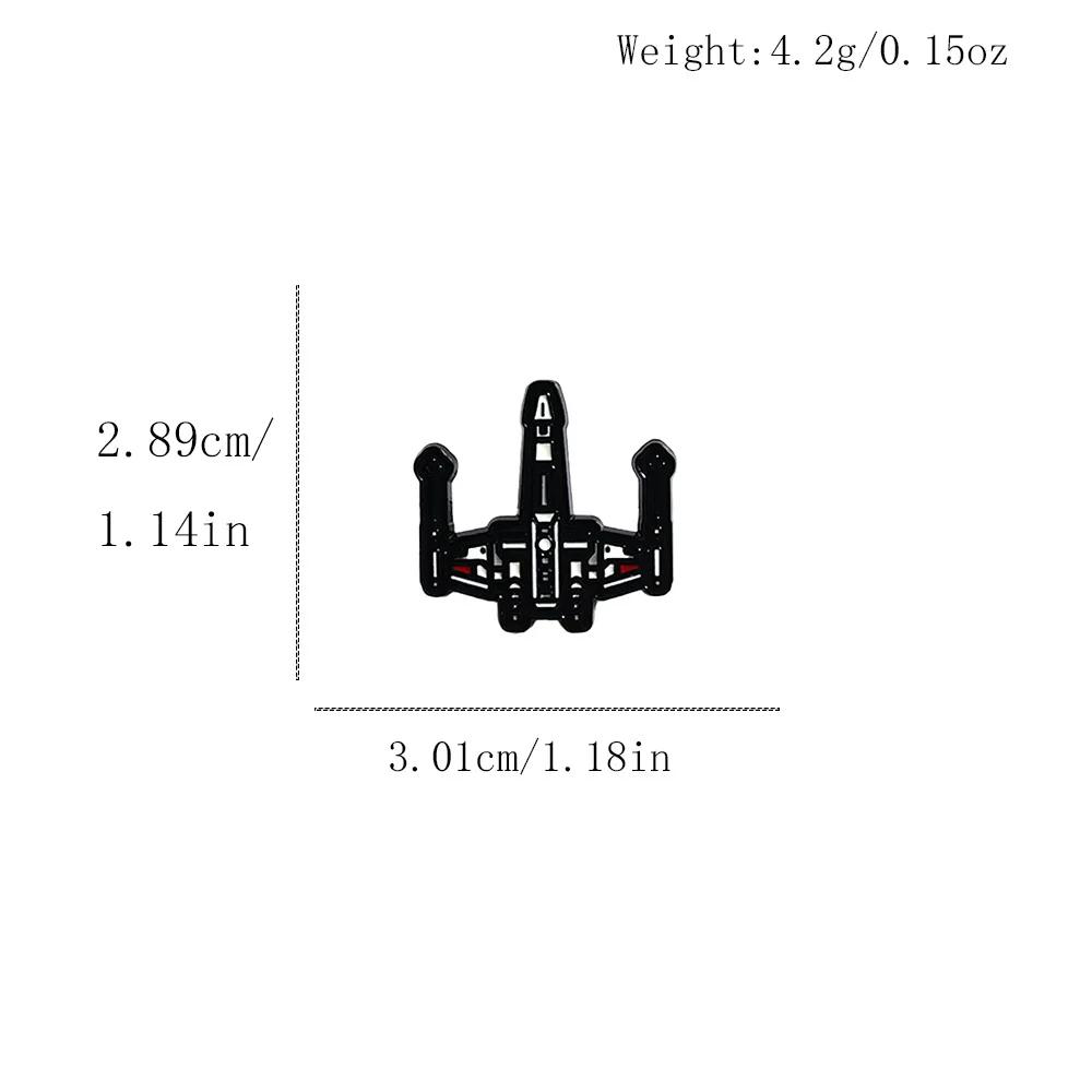 Ensemble de 7 épingles en émail Star Wars, collection de broches avec Stormtrooper, Darth Vader, Mil