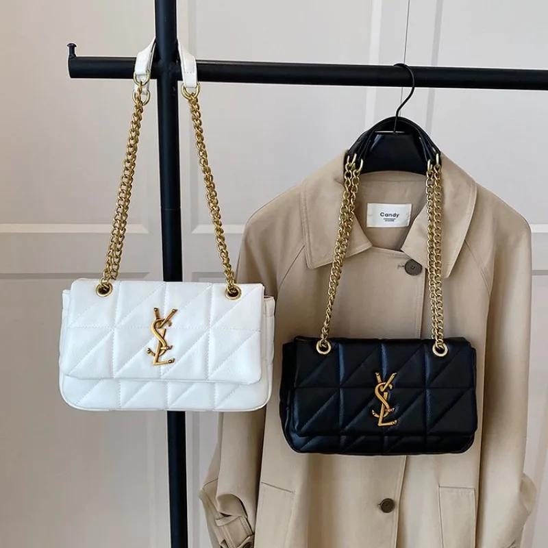 Sac carré vintage pour femme, sac à bandoulière tendance avec chaîne, convertible en sac à épaule, i
