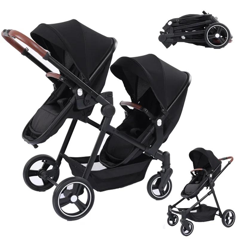 Poussette pliable multifonction livraison Europe - Transformable en vélo léger pour bébé