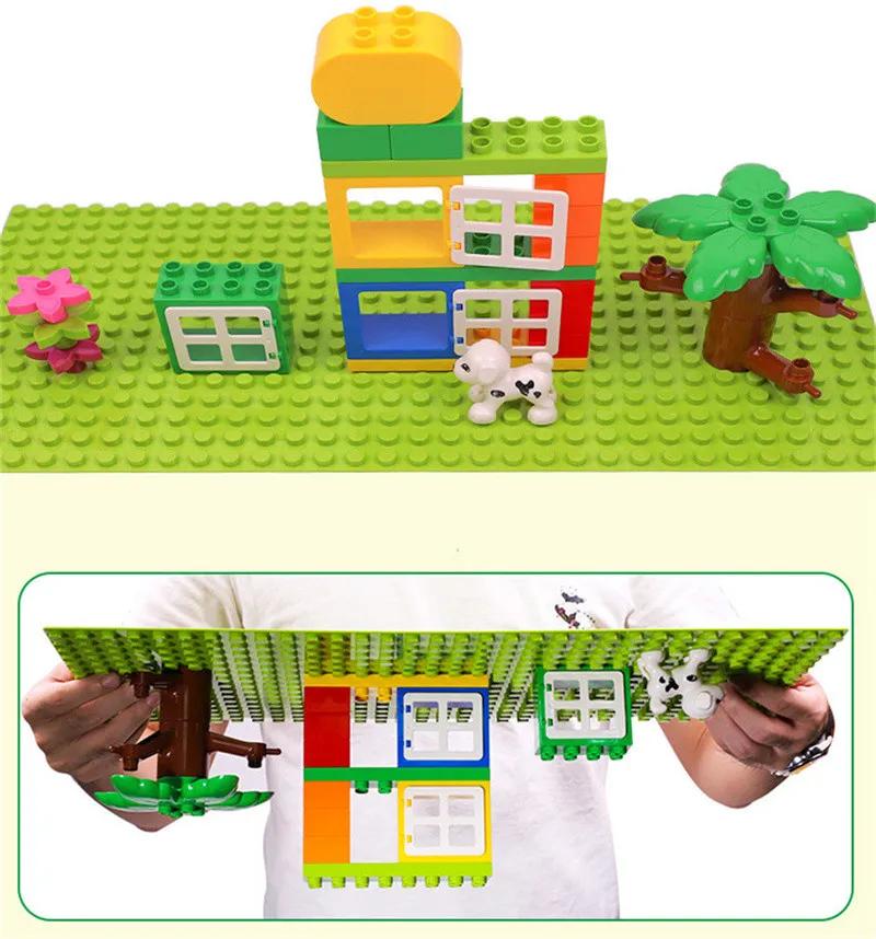 Grande plaque de base pour blocs de construction, 16x32 points, compatible avec toutes les marques,