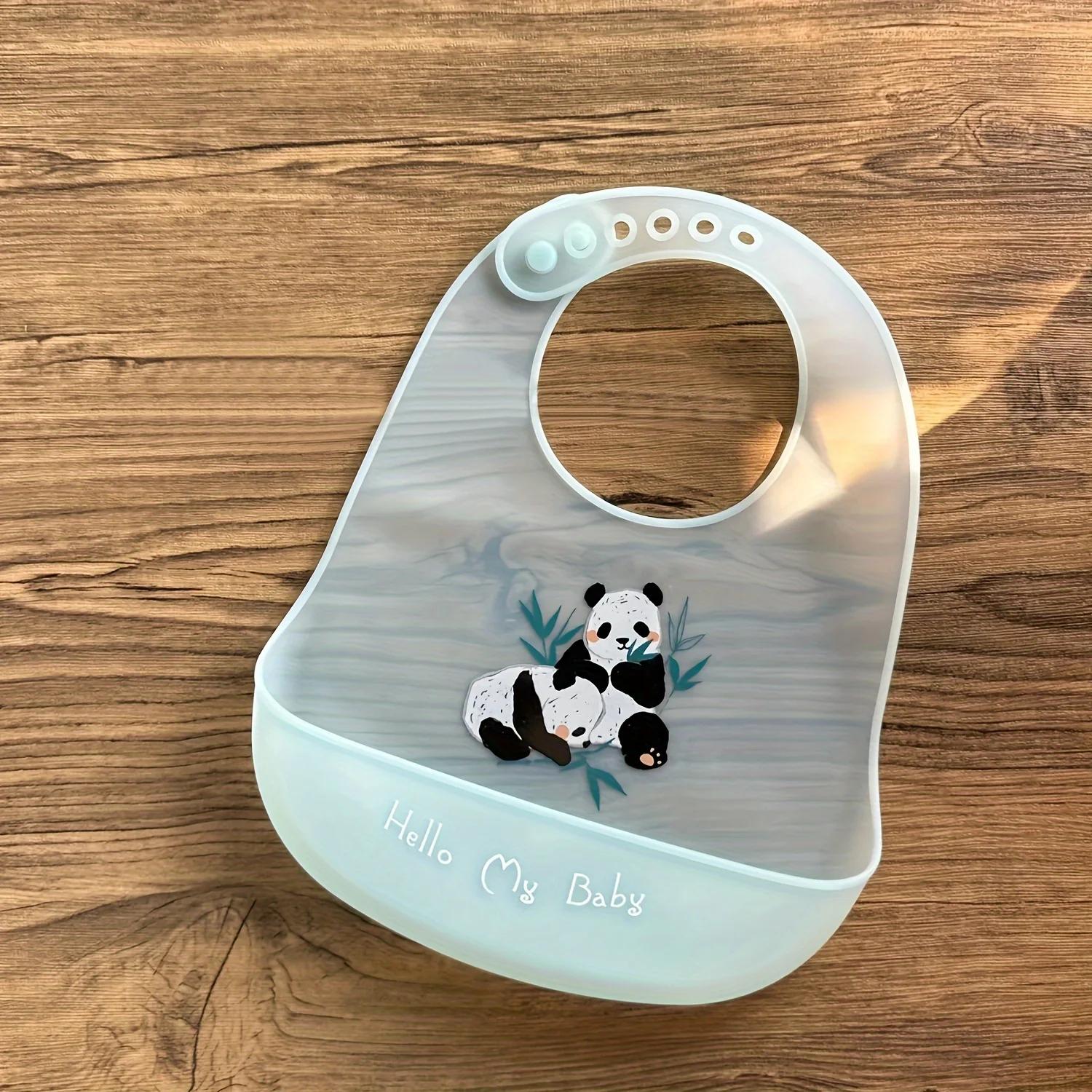 Bavoirs imperméables pour bébé, mignon dessin animé imprimé d'animaux, bavoir pour enfants, fille et