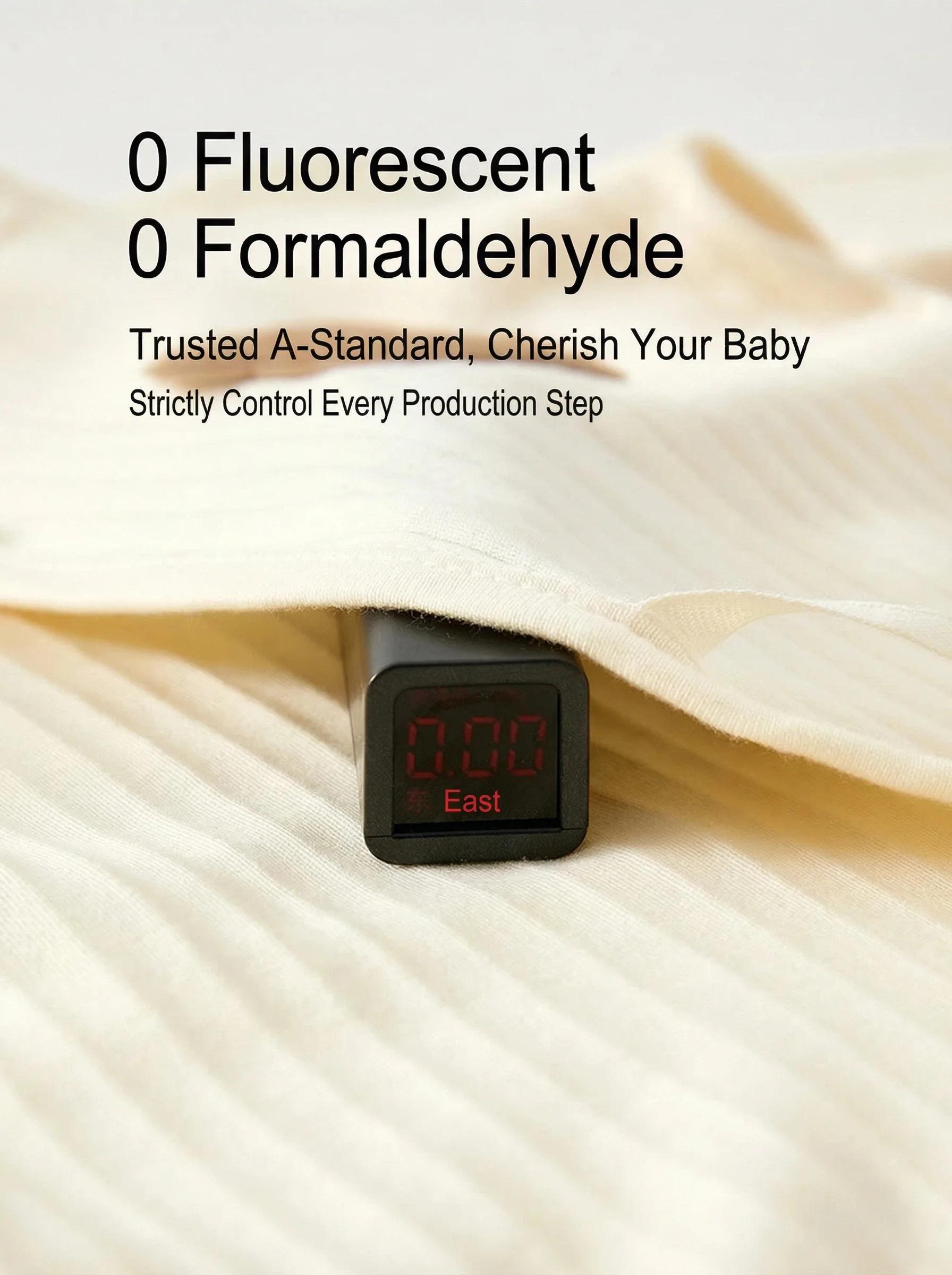 Somenie Combinaison tricotée pour bébé, 100% coton, manches longues, tenue une pièce pour garçons et