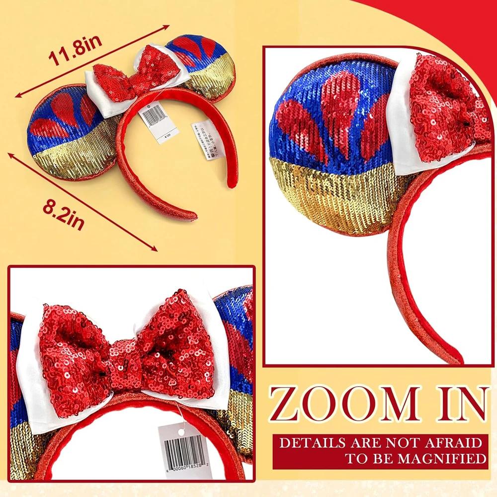 Bandeau oreilles de Mickey Mouse, vêtements de fête de noël et d'halloween, princesse Cosplay, acces