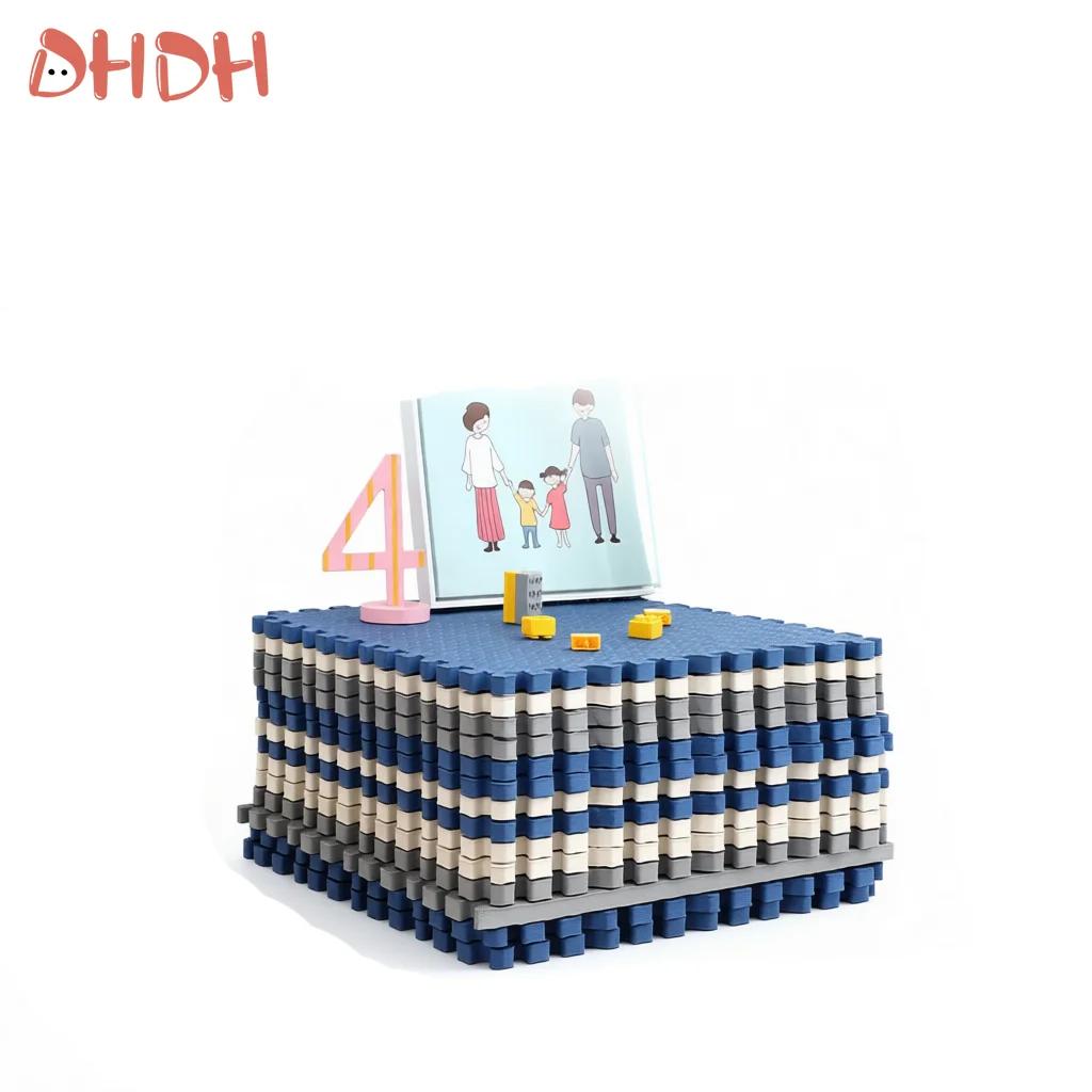 Tapis de jeu pour bébé épais de 2.5cm, carreaux en mousse EVA, Puzzle antidérapant imbriqué, pour ch