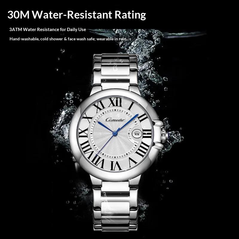Montre pour hommes ballon bleu hommes étanche mode affaires Quartz hommes Warches chiffre romain