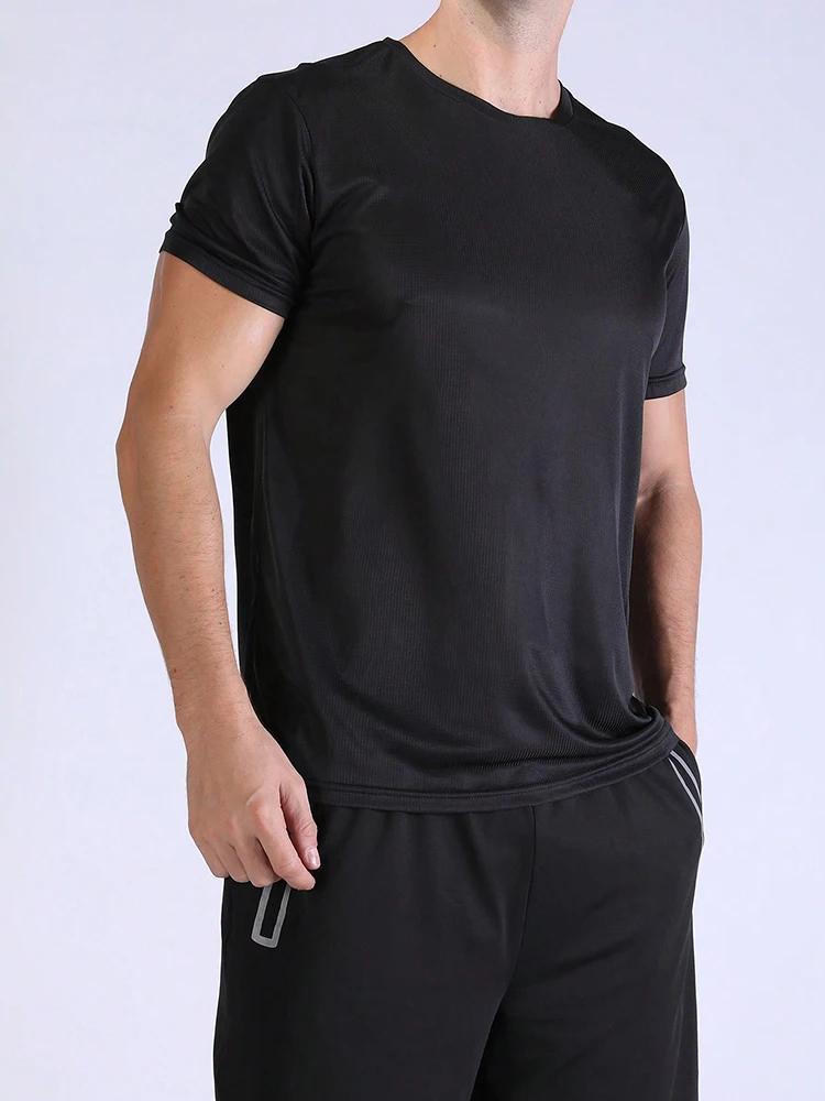 T-Shirt de dehors Ultraléger à vaccage Rapide pour Homme, Haut Respirant et observateur, pour Entraî
