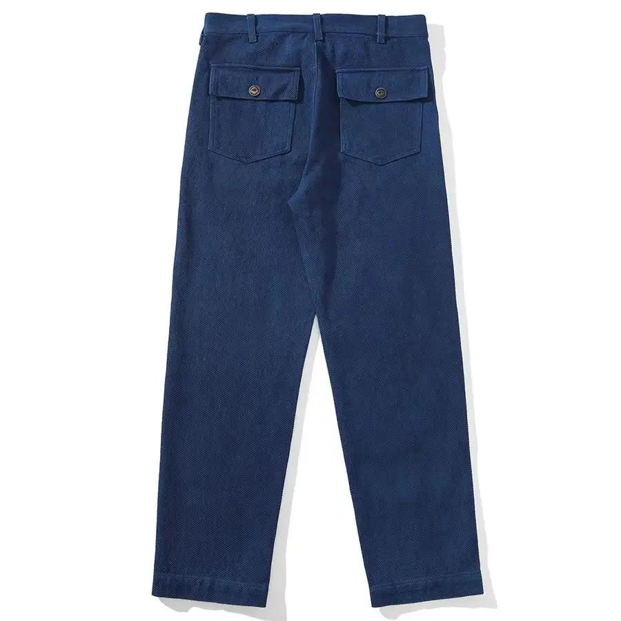 Pantalon teint Indigo pantalon Fatigue Vintage homme Og107 pantalon Sashiko lourd salopette militair