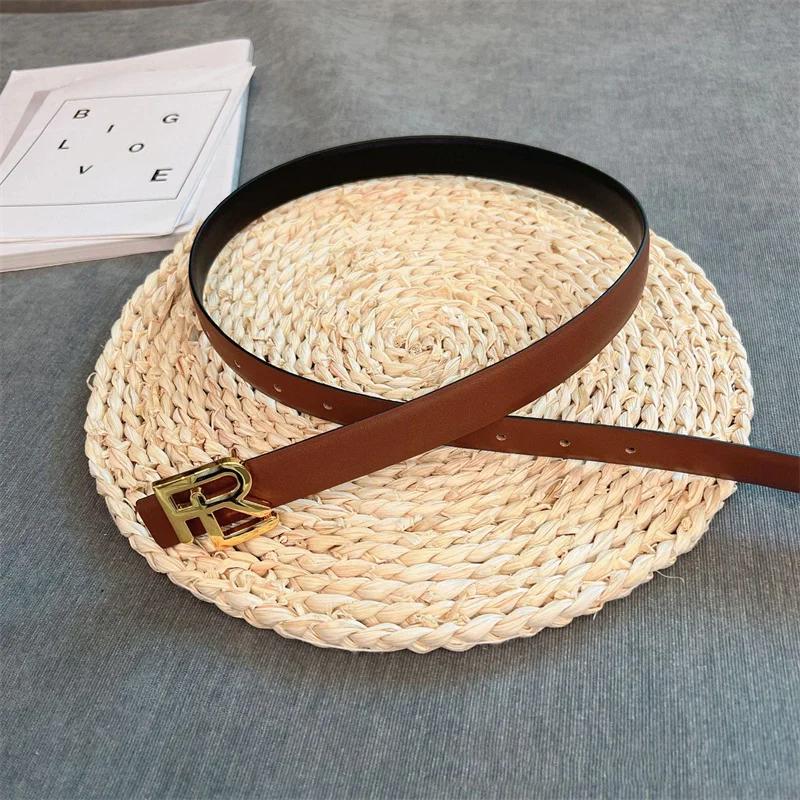 Nouvelle ceinture pour femmes ceinture à la mode femme boucle en métal ceinture pour femmes robe de