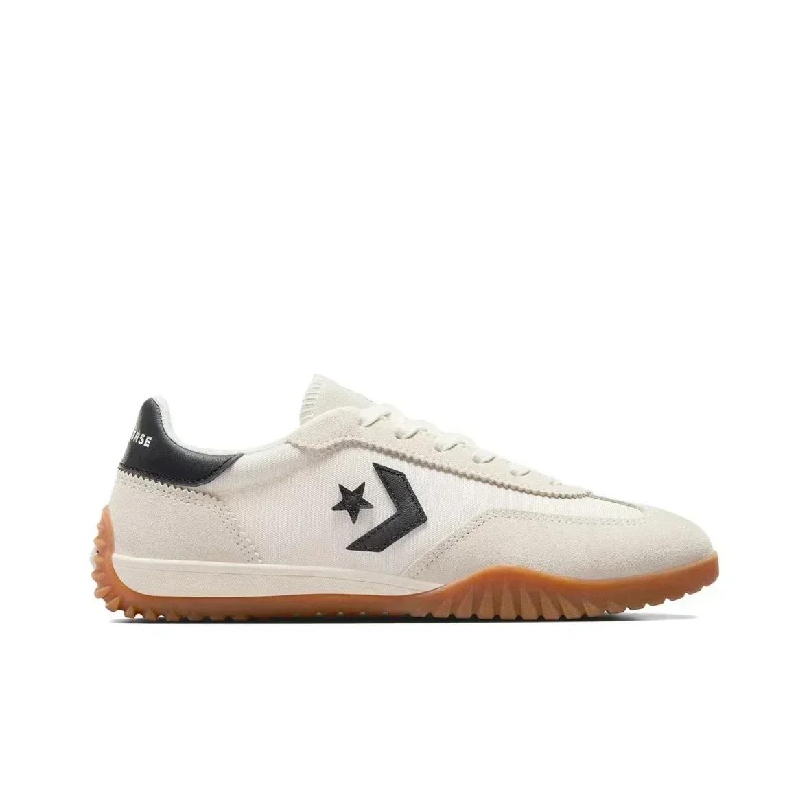 Converse Run Star formateurs hommes et femmes chaussures de Skateboard cuir antidérapant bas en plei