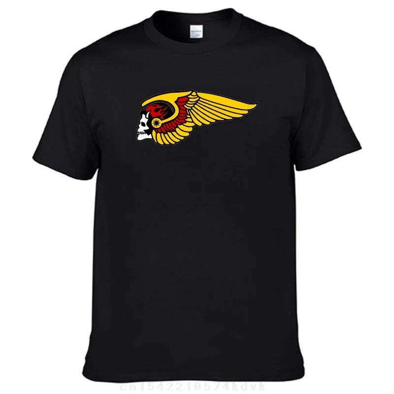H-Helles-T-Shirt à Manches Courtes pour Homme, Décontracté, en Coton, avec Logo Populaire A-Angeles,