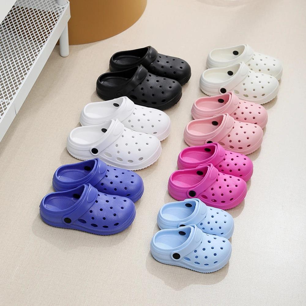 Pantoufles imperméables pour enfants, chaussures de plage antidérapantes pour l'extérieur, pour garç
