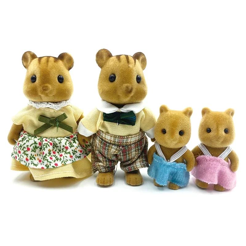 Famille d'animaux de la forêt 1_12 Accessoires pour maison de poupée Mini_yythk