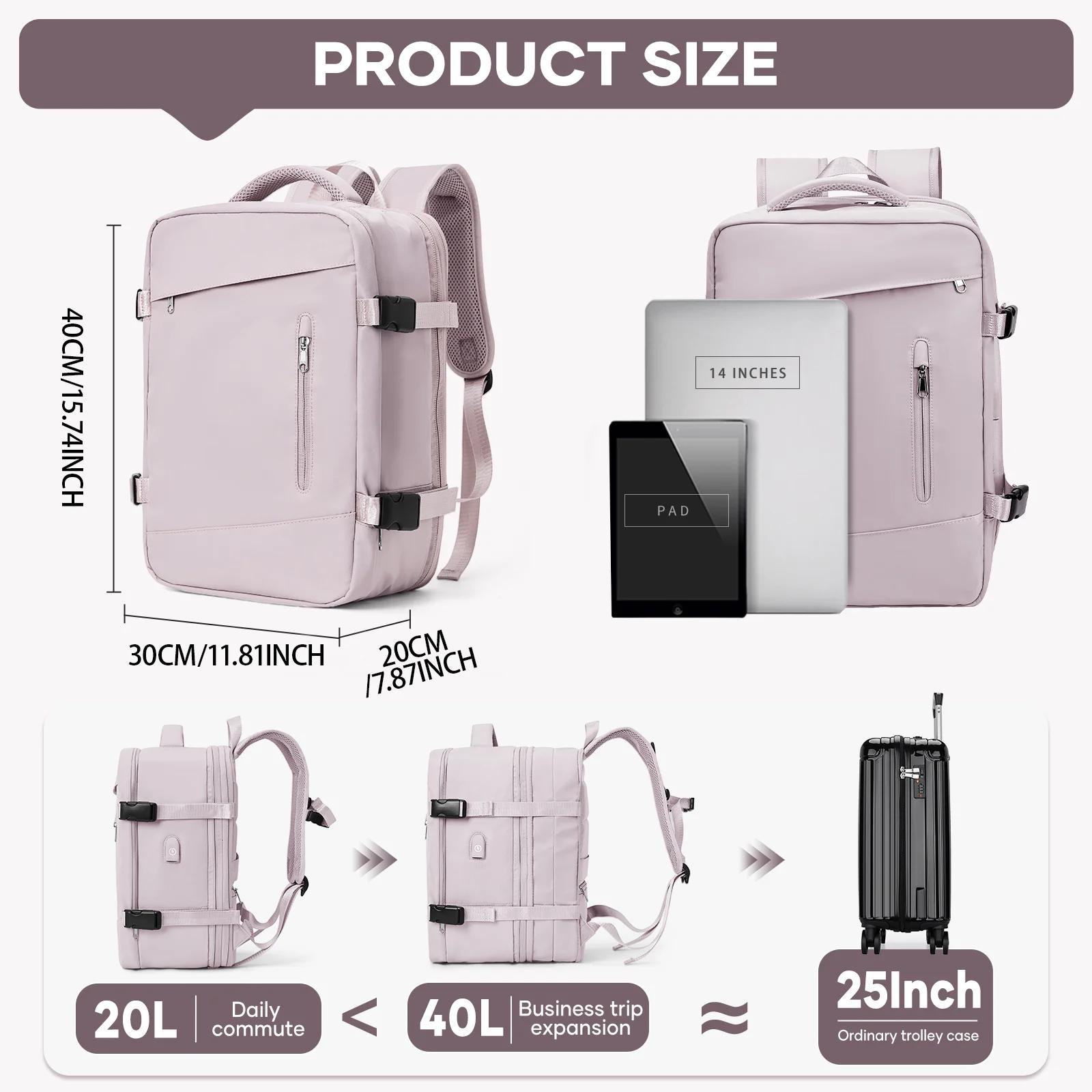 Wizzair 40x30x25 avion voyage sac à dos femmes sac à dos valise de voyage cabine sac hommes Laotop s