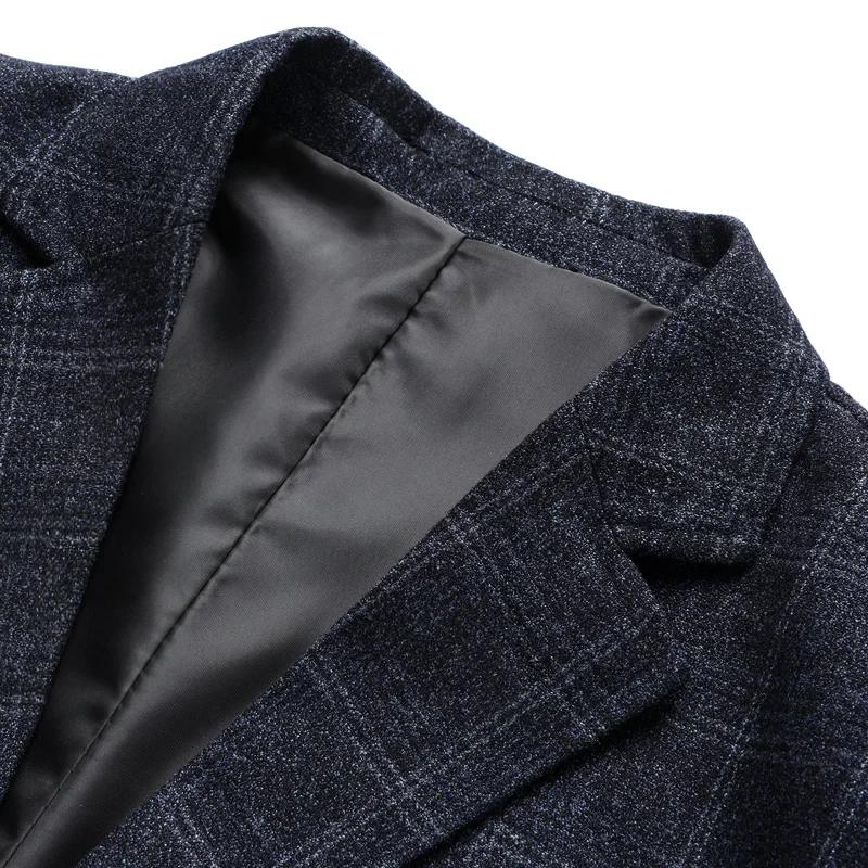 Nouvelle Veste de Costume Homme Coupe Slim 2026 - Couleur Unie Classique Chic Décontracté Formel