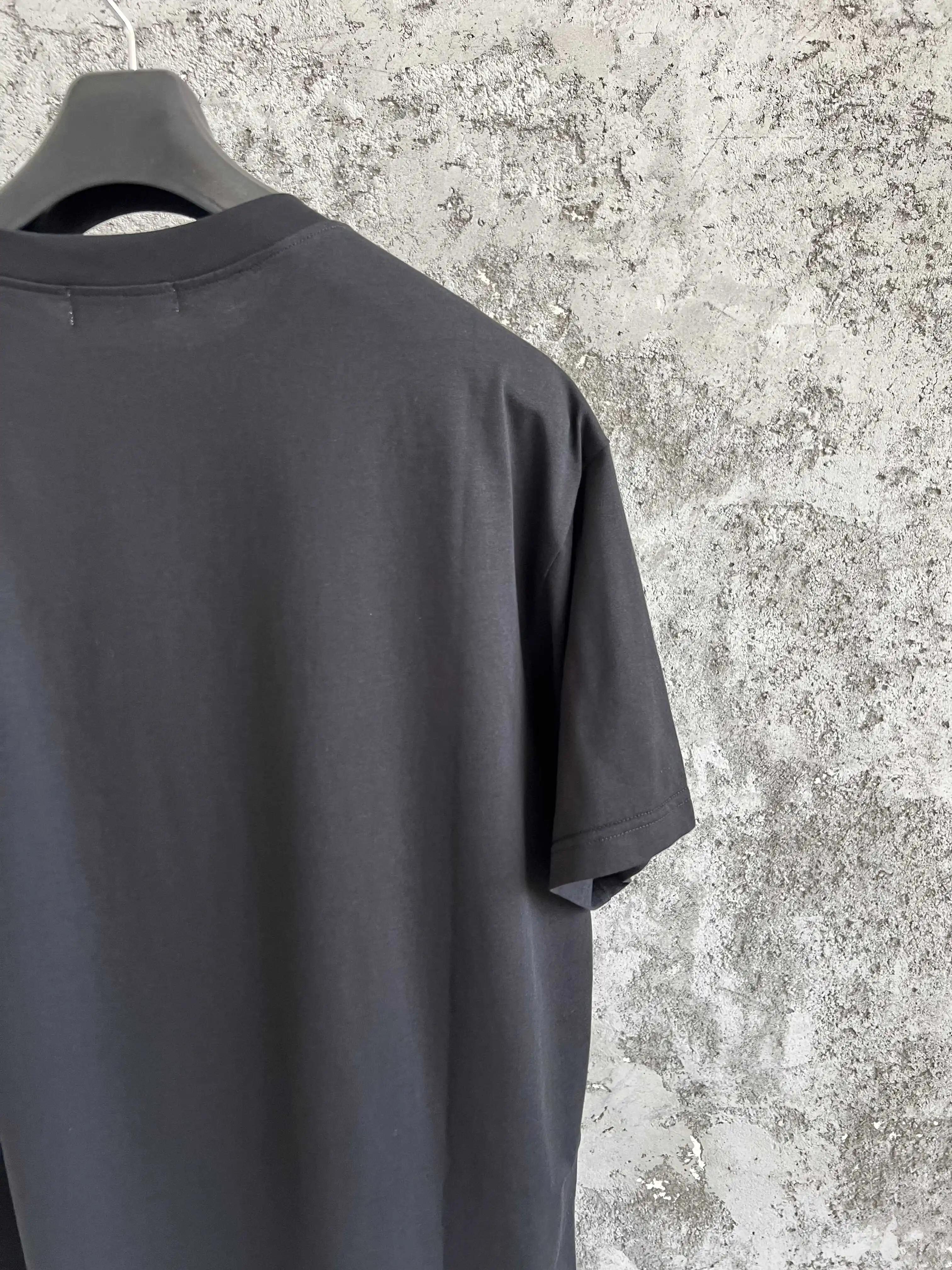 Dictionnaire noir en pur coton imprimé à la mode, pull tendance, décontracté, ample et personnalisé