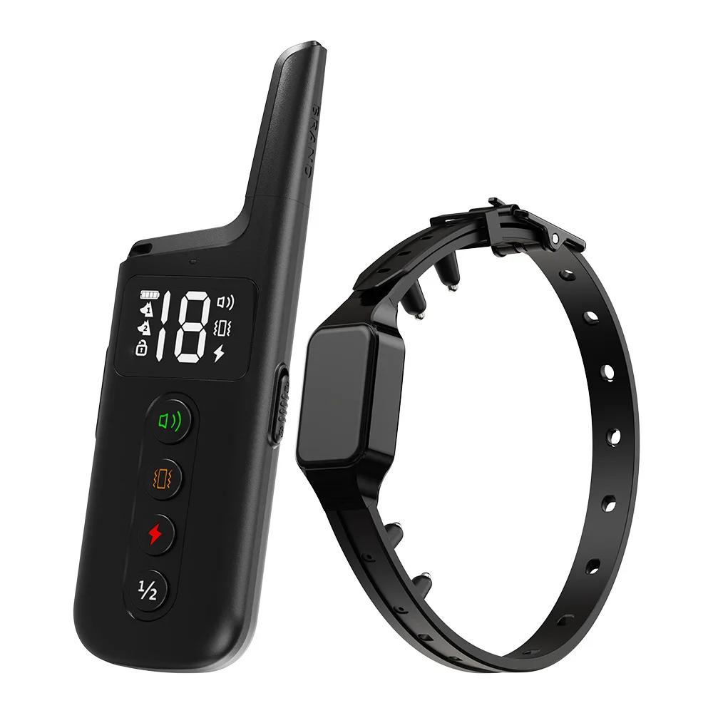Collier d'entraînement pour chien, choc enveloppant, Distance de contrôle de 1000 pieds avec 3 Modes