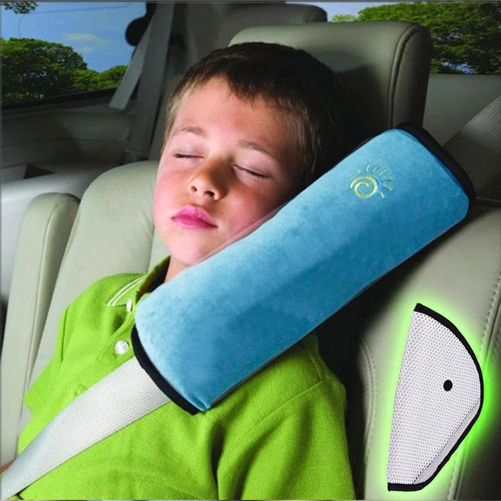 Coussin d'épaule pour enfants, ceinture de sécurité intérieure de voiture, coussin de poitrine unive