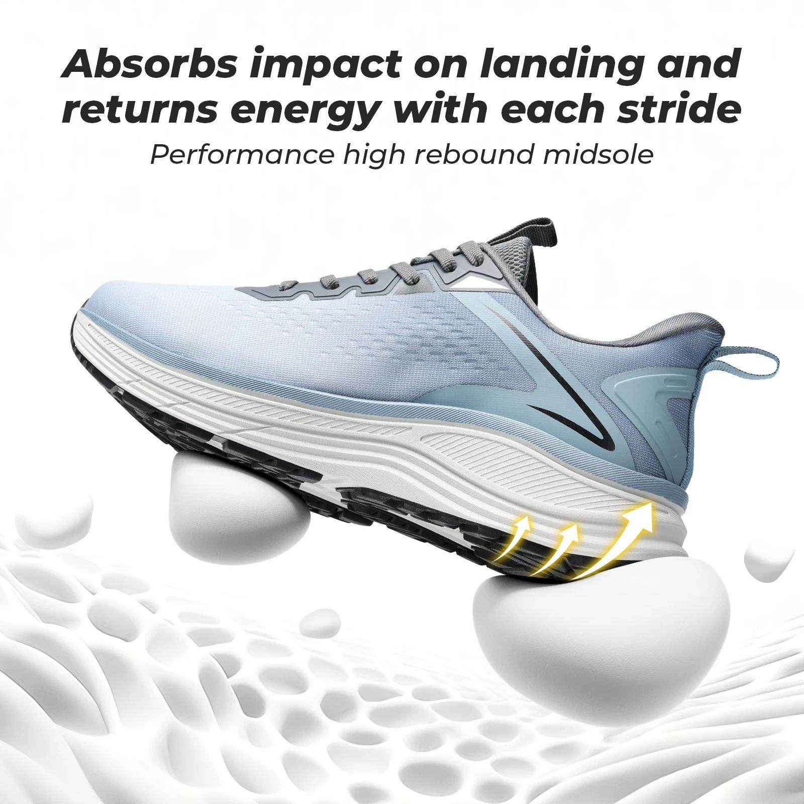 Fittington chaussures de marche pour hommes pour chaussures de course larges et rembourrées chaussur