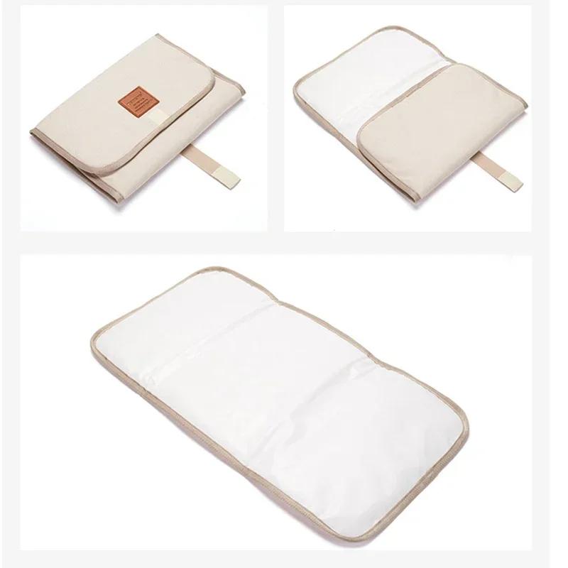 Tapis à langer imperméable à l'eau, tapis de jeu pour bébé, Portable, pliable, lavable, Compact, voy