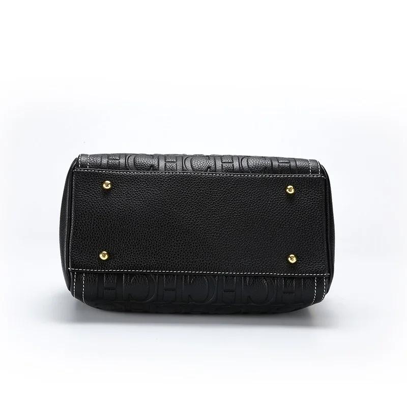 Sac à main rétro classique de grande capacité pour femmes, mode Simple, Design de couleur Pure, sac