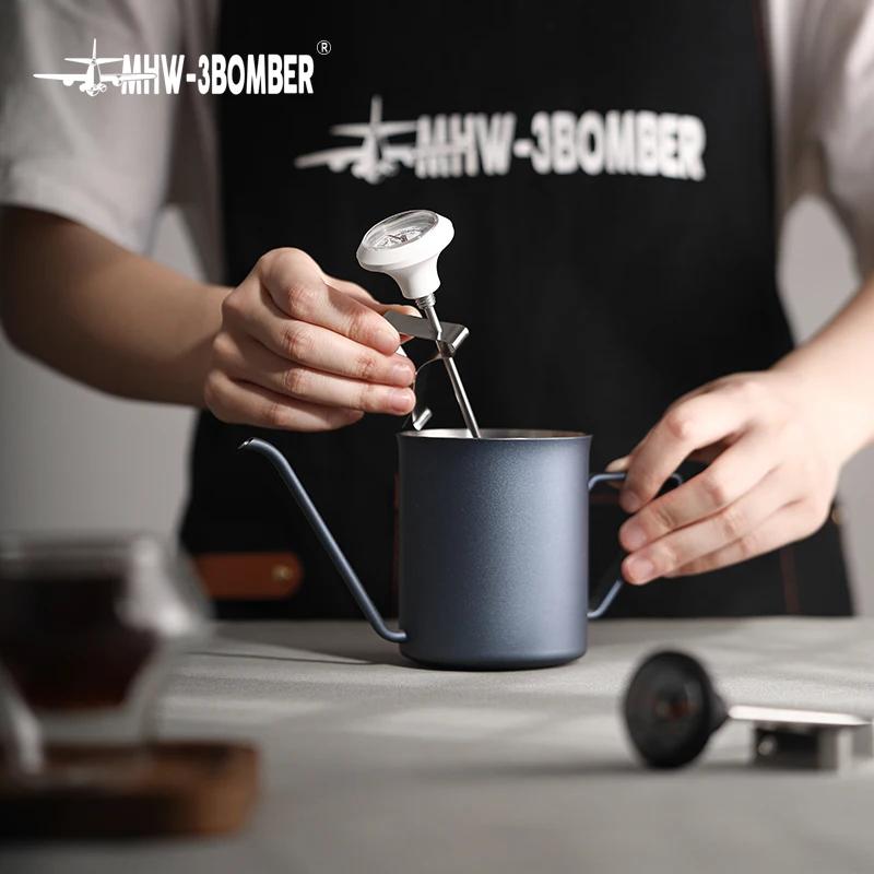 MHW-3BOMÉRO 0 à 100 ℃ Thermomètre à cadran pour cafetière, pichet à mousse de lait, café professio