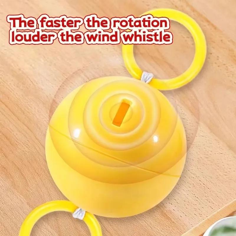 2 pièces, balle lumineuse à sifflet, jouet rotatif à roue à friction pour enfants, puzzle à tirer, j