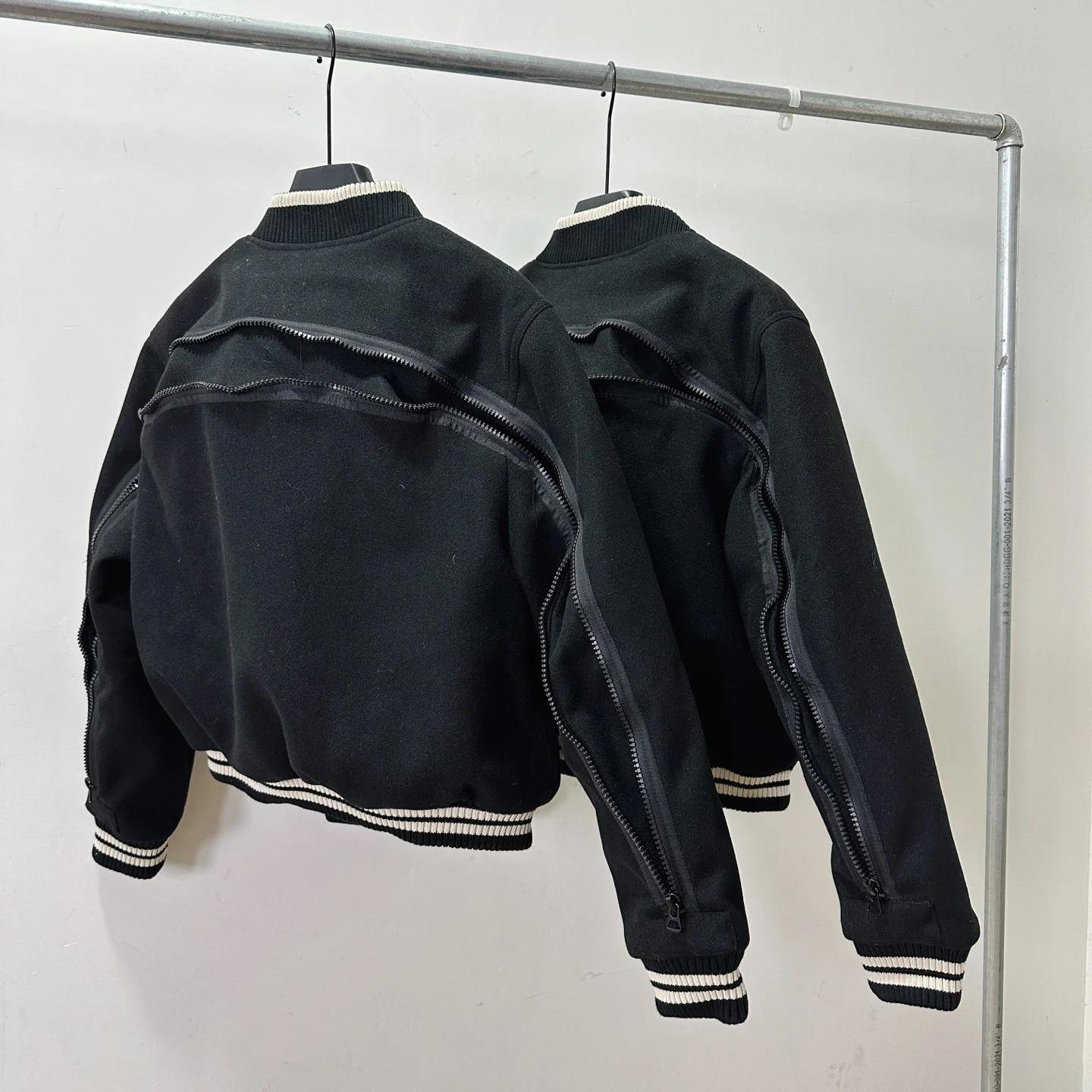 Cardigan en tissu lourd, veste Bigfoot pour hommes et femmes, manteaux noirs de meilleure qualité