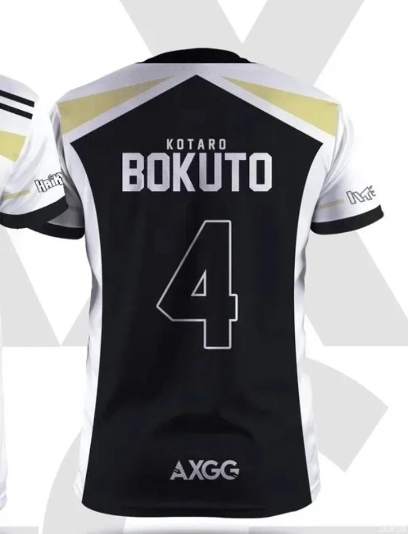 Haikyuu Fukurodani Bokuto Anime hommes T-Shirts 2025 nouvelle mode d'été maillot décontracté col ron