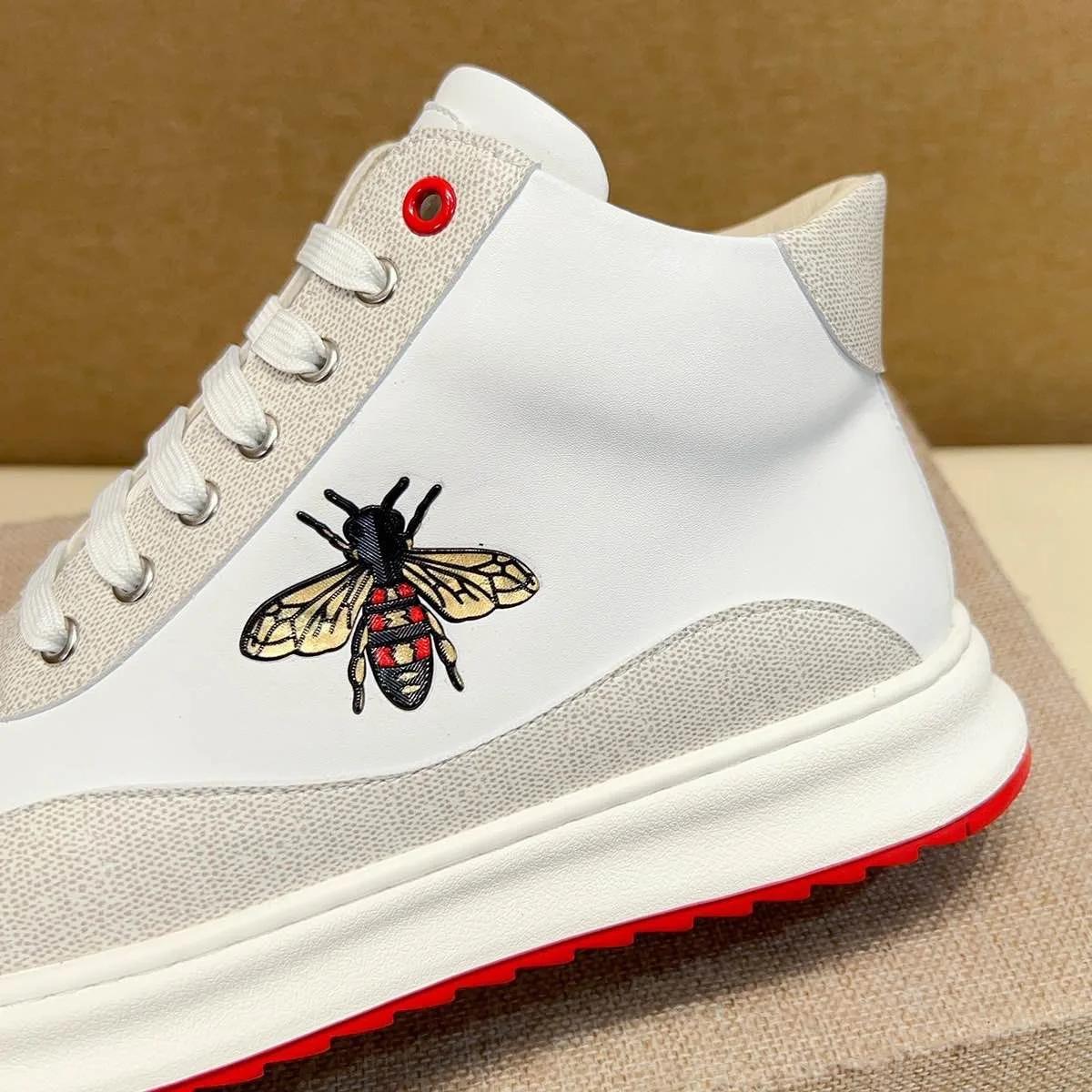 Chaussures de sport d'aviation en cuir véritable pour hommes, baskets à lacets, chaussures de course